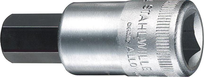 Schraubendrehereinsatz 1/2" Innensechskant 6x60mm Stahlwille