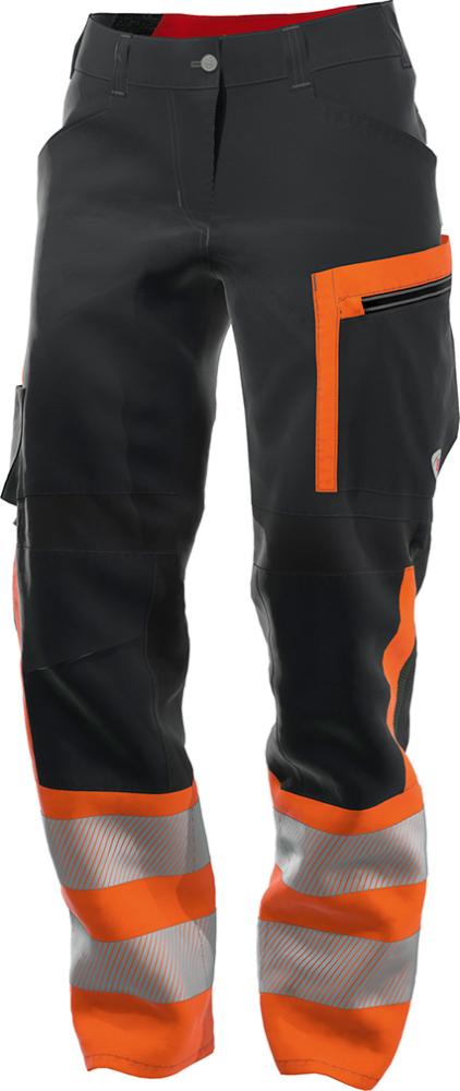 Damen-Arbeitshose 2048 anthrazit/warnorange, 44n