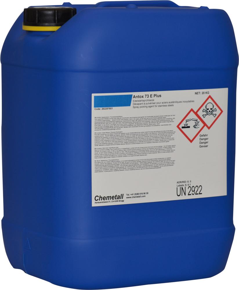 Edelstahlsprühbeize 73 E Extra 20 kg Antox
