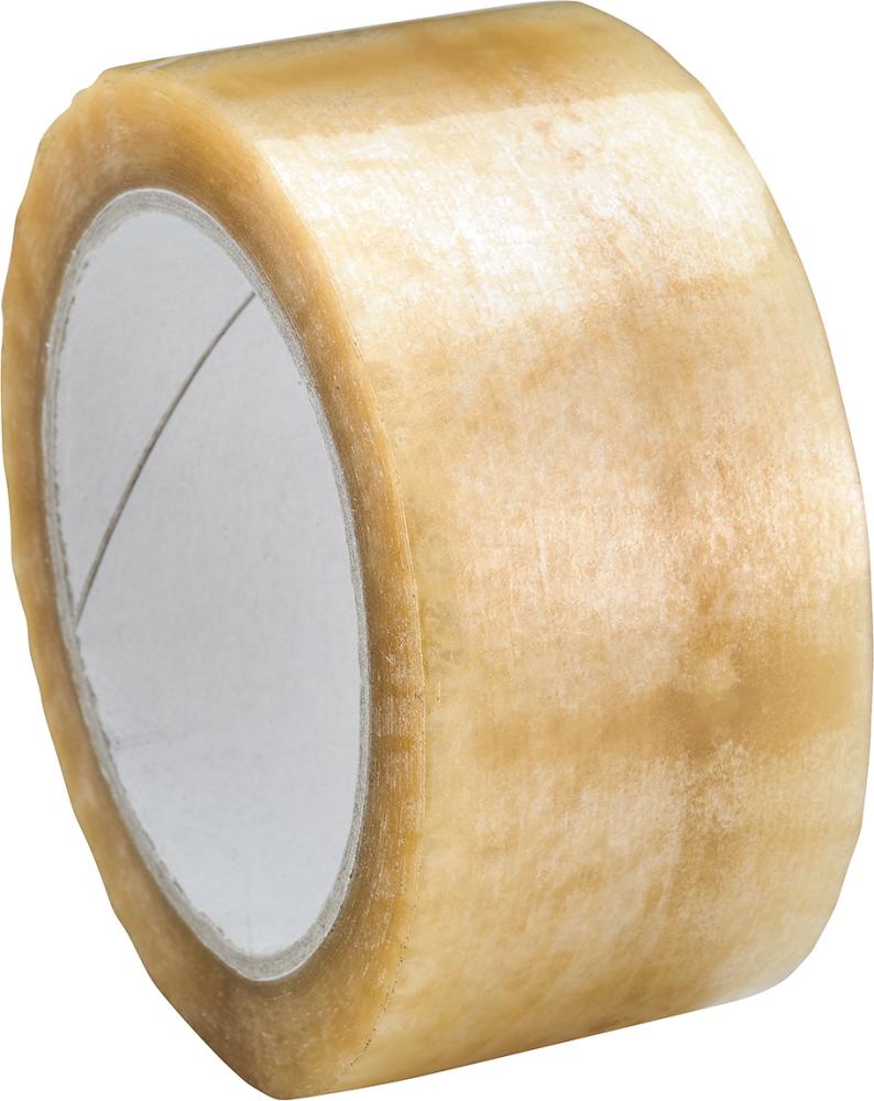 PP-Verpackungsklebeband 50mmx66m, transparent Naturkautschukkleber leise abrollend