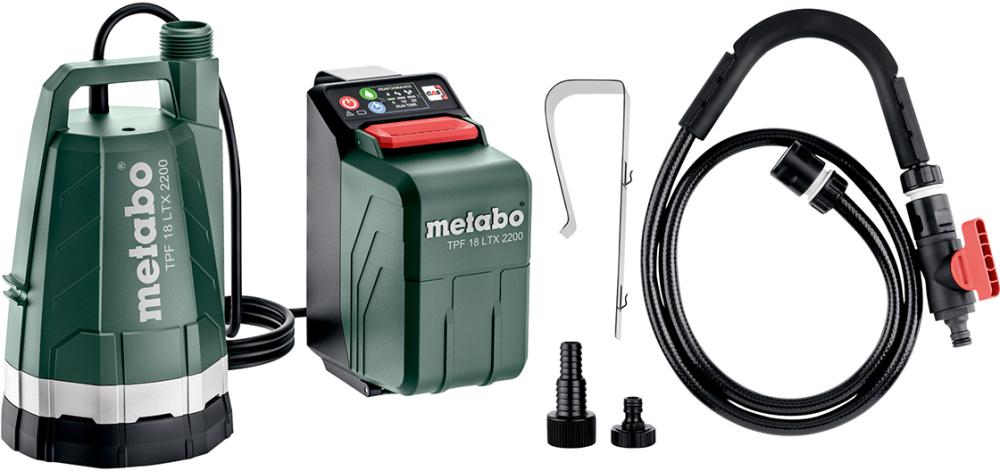 Akku-Tauchpumpe solo TPF 18 LTX 2200 Metabo ohne Akku ohne Ladegerät Karton
