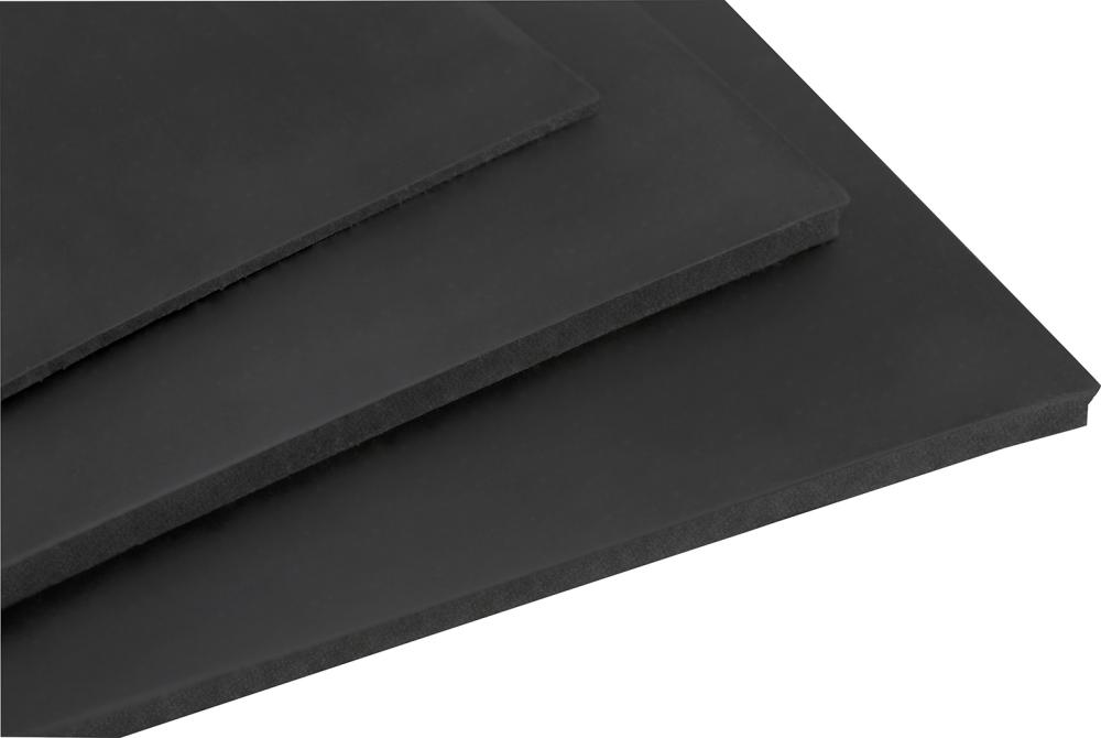 Gummi-Platte FKM rein, 75 Shore A 3,0 mm, 1500x10000mm