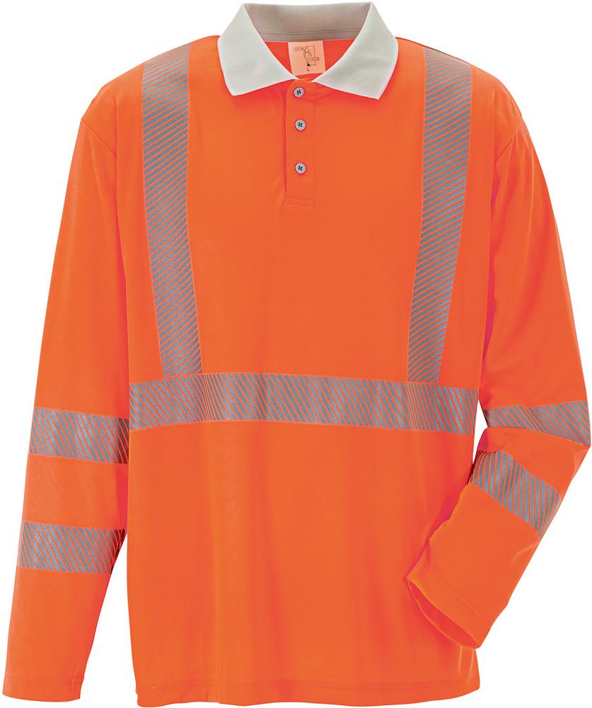 Norit Warnschutz, Polo 1/1, orange/zink, XL