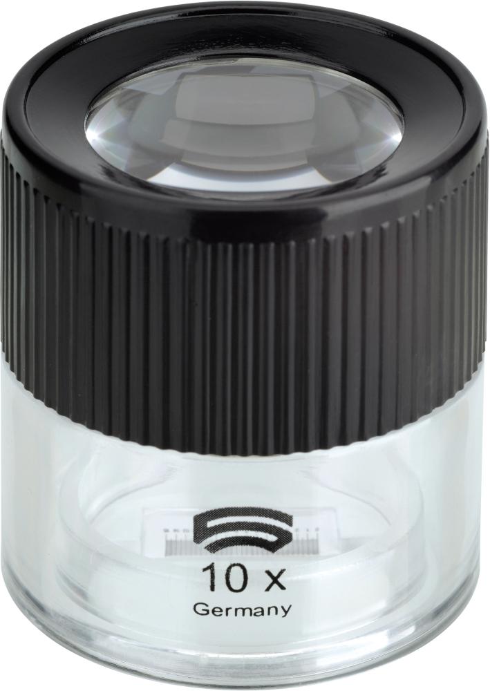 Standlupen Basic-Line 10xD30 mit Skala SCHWEIZER