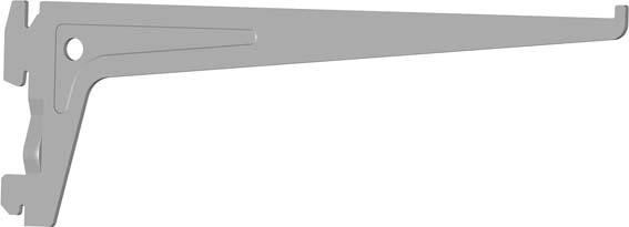 Single Träger 250mm silberfarbig