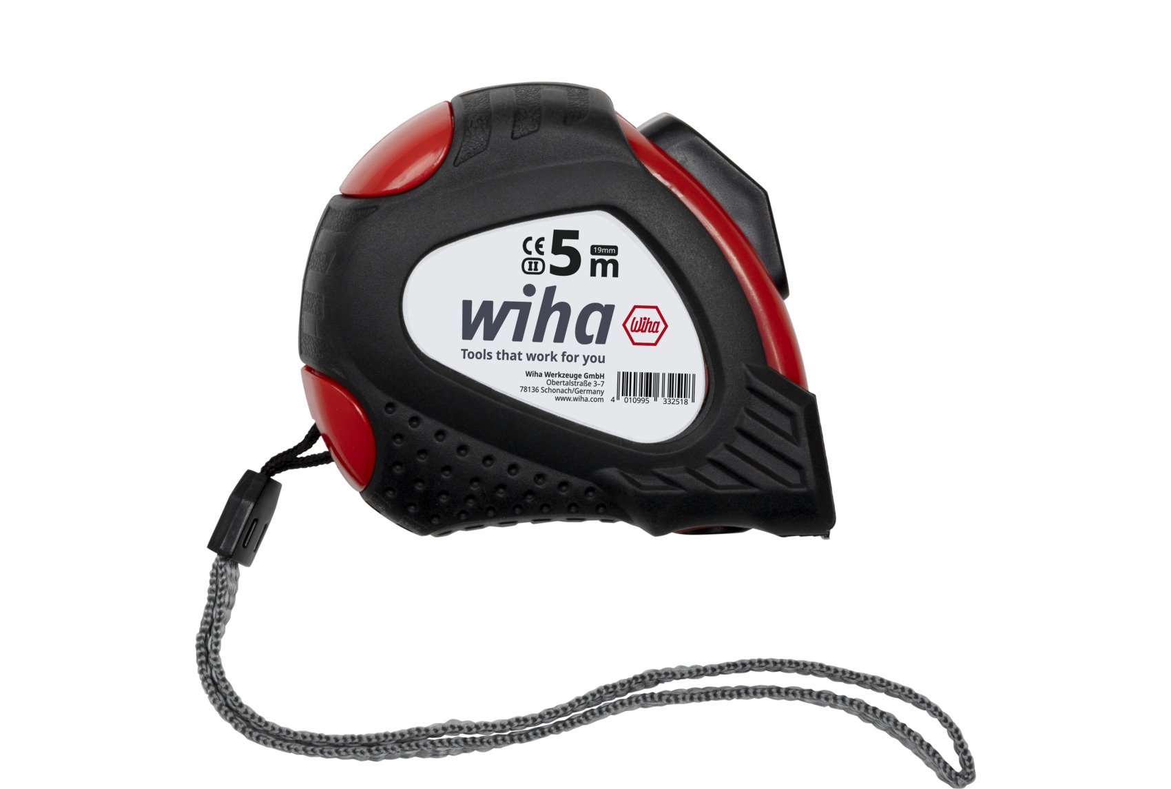 Wiha Maßband 5m mit Gürtelclip (33251)