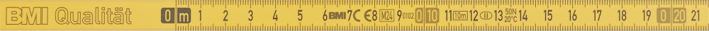 Kapselbandmaß Polyamid 20mx13mm Maßanfang A Flextop BMI