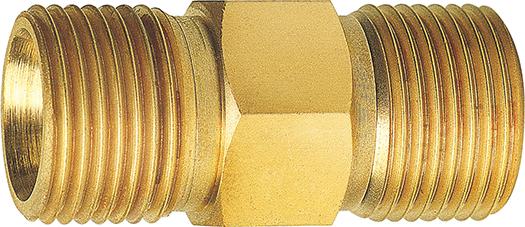 Doppelgewindestutzen G 3/8" R x G 3/8" L