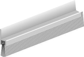 Türbodendichtung IBS 31 z. schrauben Alu silber, H30 x L3000, BH12