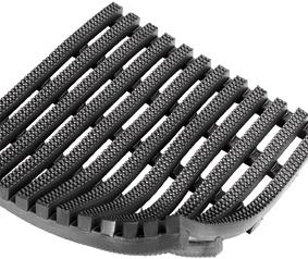 Bodenrost YOGA ROLL Oil schwarz B120 cm x max.L 10 m Zuschnitt pro Laufmeter