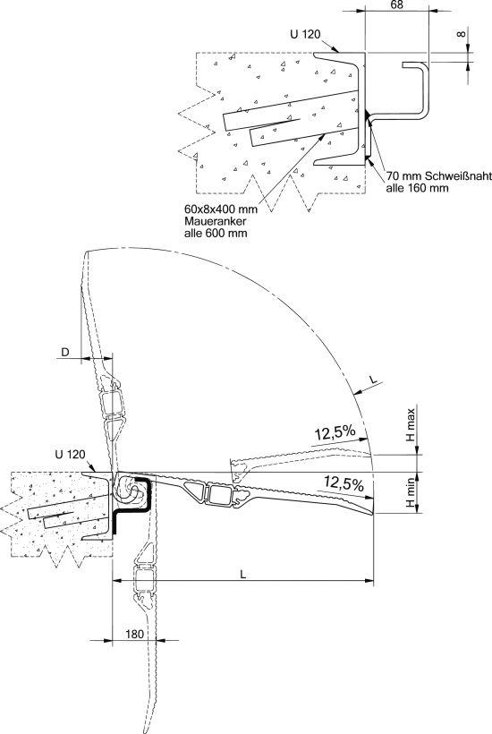 Führungsschiene verzinkt L3000 mm