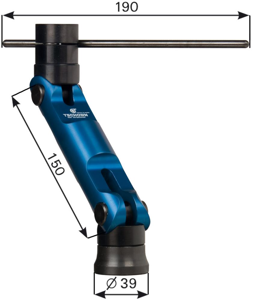Werkstückanschlag 5D 150mm TSCHORN