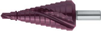 Stufenbohrer Universal HSS spiralgenutet TiAlN 7-40,50mm FORMAT