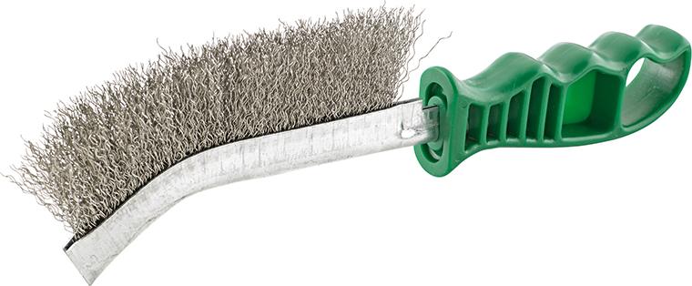 Handstielbürste Universalrostfrei gewellt 260mm FORMAT