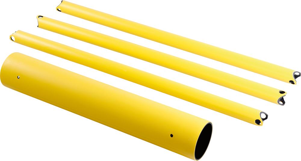 Verkehrsbarriere Modell ECHO PLUS, Rundholme (Balkensatz)