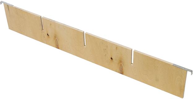 Quer- und Längsteiler für Holzaufsatzrahmen
