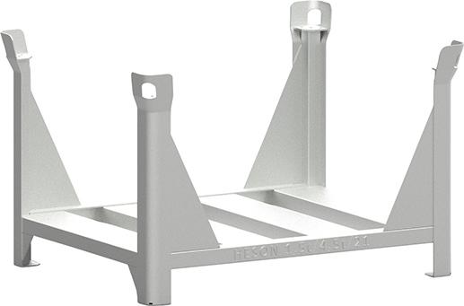 Lagergestell verzinkt B1000xT800xH600 mm Nutzlast1,5t Auflast4,5t mit Eckpfosten
