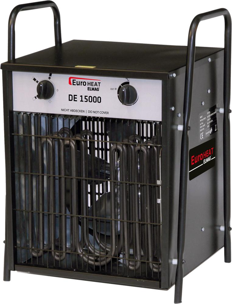 Elektro-Heizgerät Euroheat DE15000 15 kW 400 V - 1292 m³/h B343xT408xH562 mm