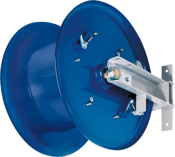 Schlauchaufroller Stahl o. Schlauch für 40m Schlauch NW 19mm Druckluft/Öl/Wasser