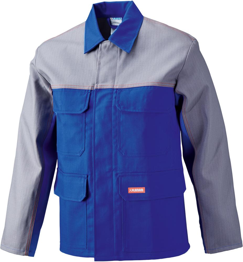 Jacke Major, 1-lagig, Gr.58,kornblau/grau PLANAM
