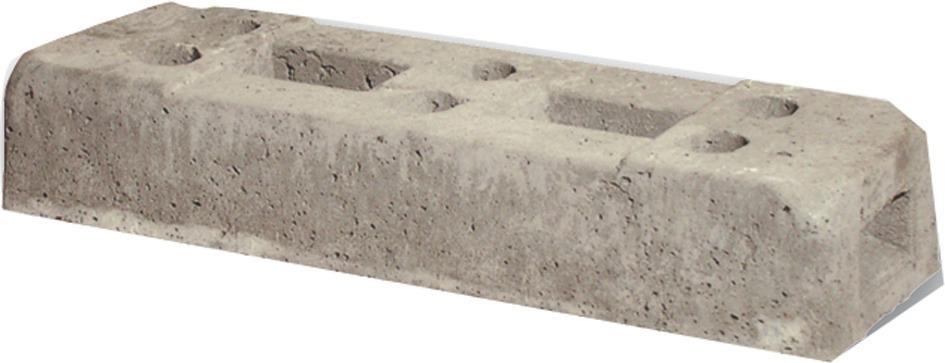 Bauzaunfuß Beton mit 6 Löcher D42 mm Schake