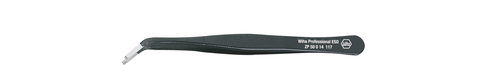 Wiha SMD-Pinzette Professional ESD Typ 59 59, 117 mm (32344)