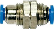 Gerade Schott- Steckverbinbung Blaue Serie M16x1 Schlauch-Ø 8 RIEGLER