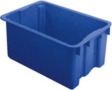 Drehstapelbehälter 45 l B600xT400xH250 mm blau LA-KA-PE