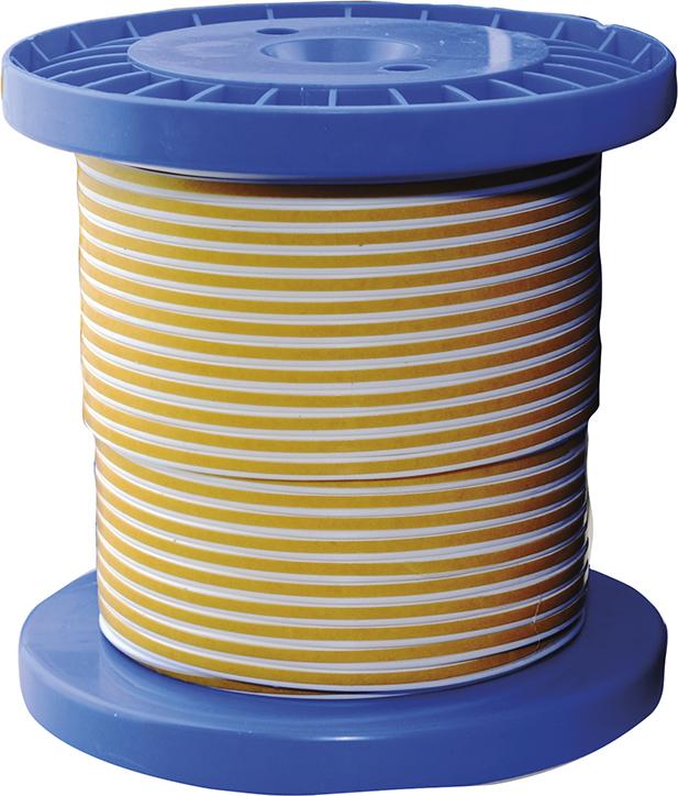 Flachdichtungsband PTFE, DIN 4360, 3,0mm B10mm, Spule 50m