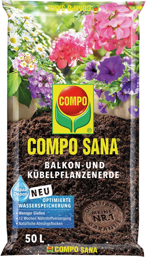 Balkon+Kübelpfl.erde 50 L Compo Sana