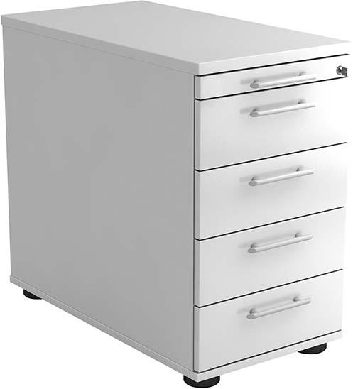 Standcontainer Weiß 4 Schübe